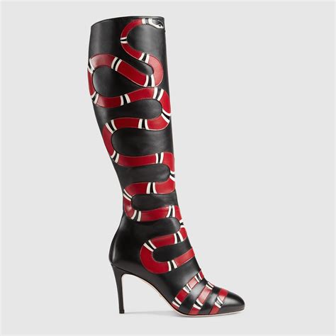 gucci boots with snake bottom|Gucci boots snake bottom.